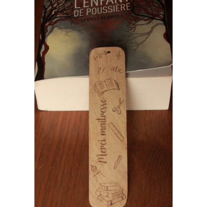 Marque page Merci maîtresse