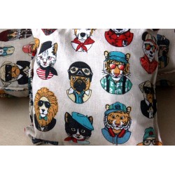 Lot de 4 sacs Corn hole animaux