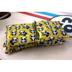 Lot de 4 sacs Corn hole panda