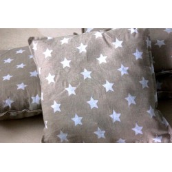 Lot de 4 sacs Corn hole beige étoiles