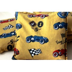 Lot de 4 sacs Corn hole racing vintage