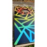 Planche Corn hole XS motif géométrique