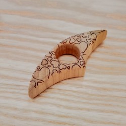 Bague lecture petite coeurs