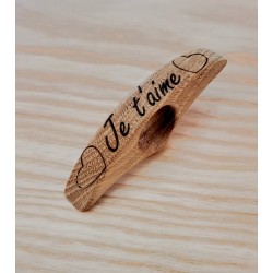 Bague lecture grande je t'aime