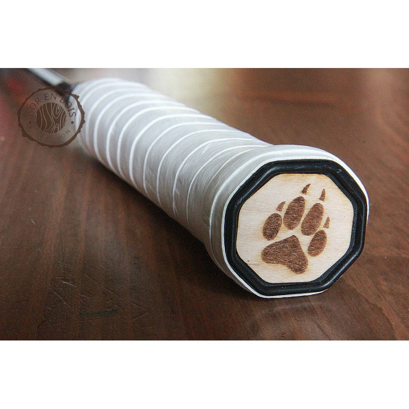 copy of Sticker manche raquette patte chien