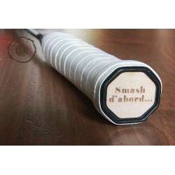 Sticker manche raquette...