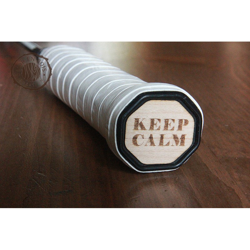 Sticker manche raquette keep calm