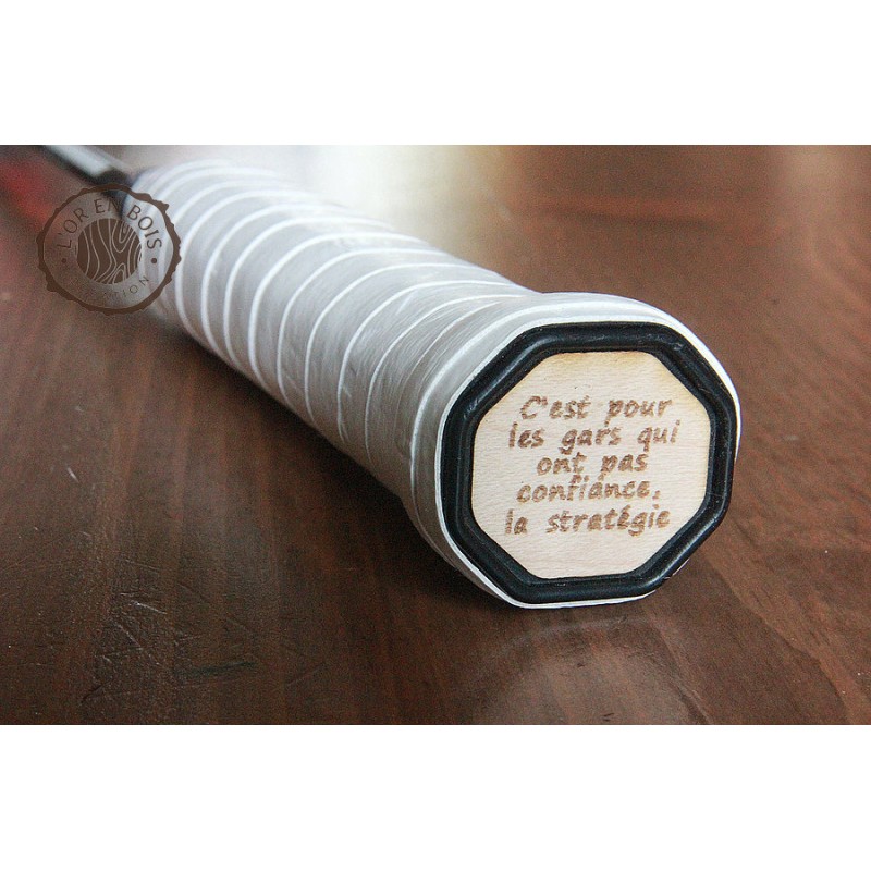 Sticker manche raquette stratégie