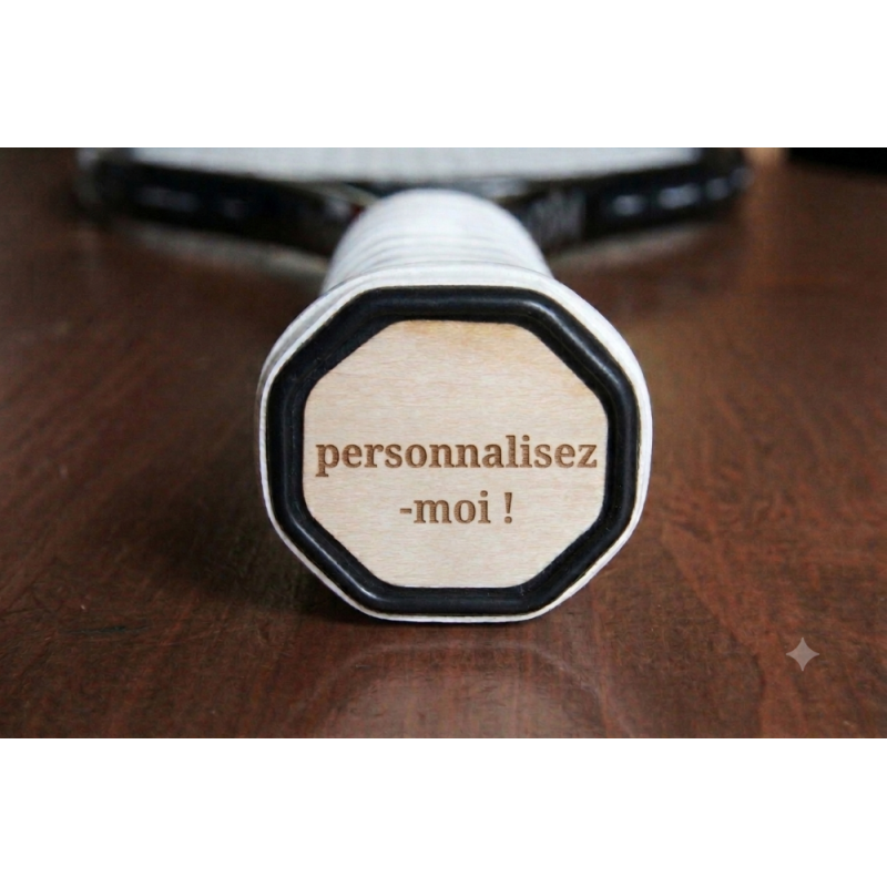 Sticker manche raquette personnalisable