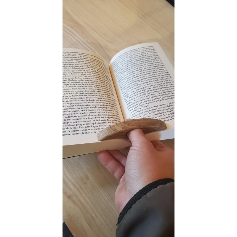 Bague lecture grande bois massif
