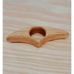 Bague lecture petite bois massif