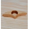 Bague lecture petite bois massif