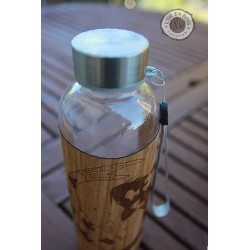 Gourde transparente + bois - japon