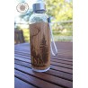 Gourde transparente + bois - cerf