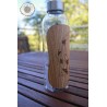 Gourde transparente + bois - carpe koï
