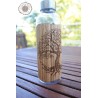 Gourde transparente + bois - arbre de vie