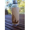 Gourde transparente + bois - chat